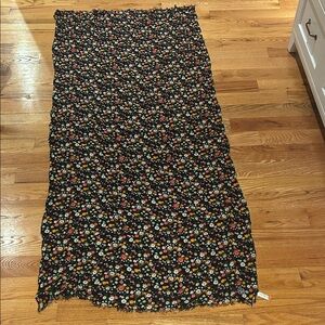 Floral Black Scarf Tory Burch